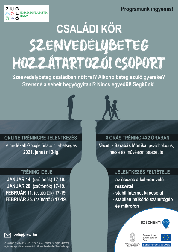 Szenvedélybeteg hozzátartozó csoport